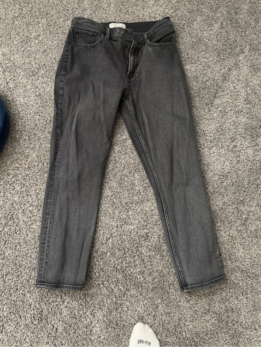 Abercrombie & Fitch Black Gray Skinny Jeans